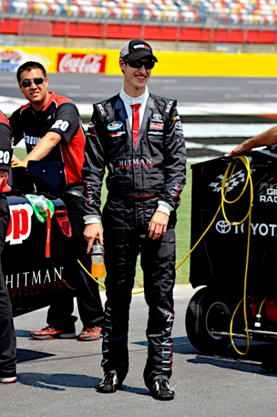 A wild Joey Logano looking awesome